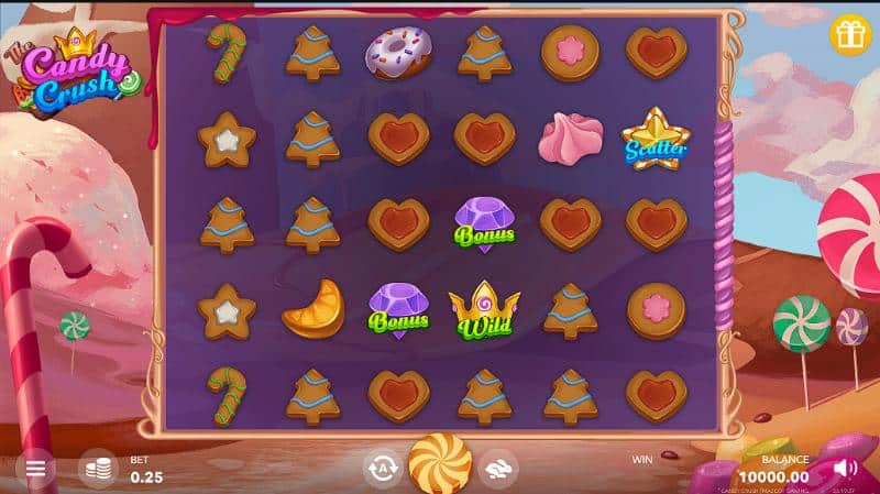 The Candy Crush slot game artwork