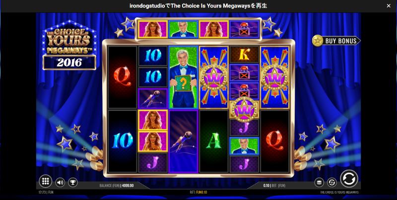 The Choice Is Yours Megaways slot game artwork