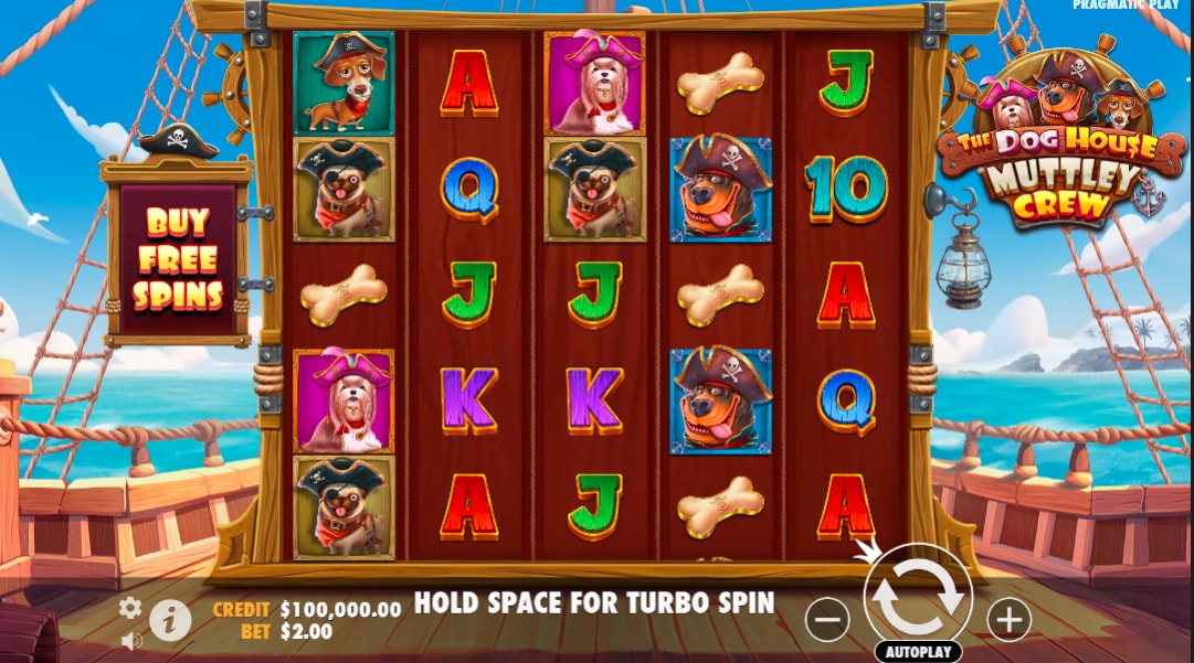 The Dog House Mutley Crew slot game artwork