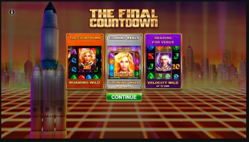 The Final Countdown slot game artwork