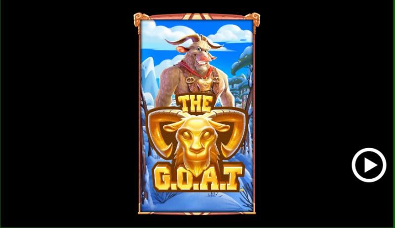The G.o.a.t slot game artwork