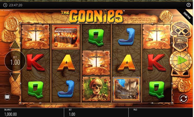 The Goonies slot game artwork