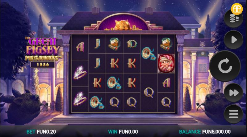 The Great Pigsby Megaways slot game artwork