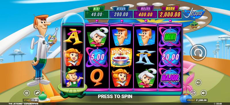 The Jetsons slot game artwork