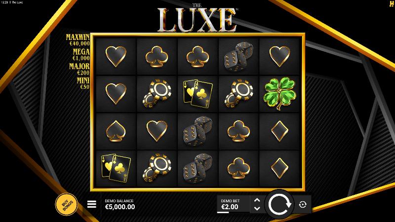 The Luxe slot game artwork