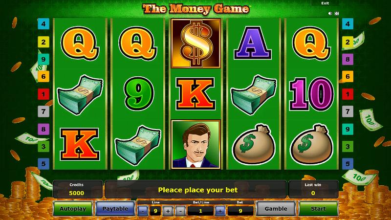 The Money Game slot game artwork