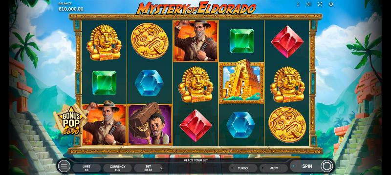 The Mystery Of Eldorado slot game artwork