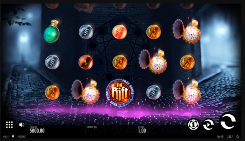 The Rift slot game artwork