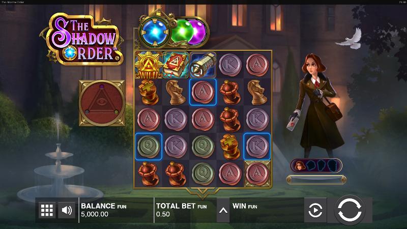 The Shadow Order slot game artwork