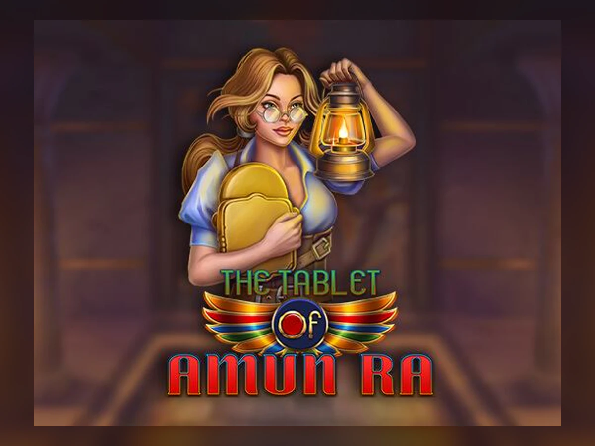 The Tablet of Amun Ra slot game artwork