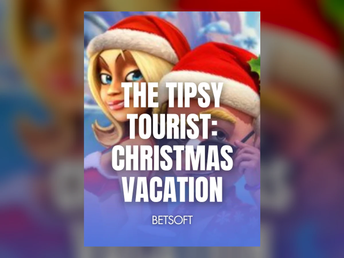 The Tipsy Tourist: Christmas Vacation slot game artwork