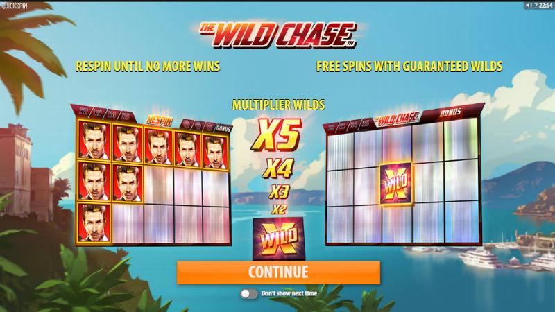 The Wild Chase slot game artwork