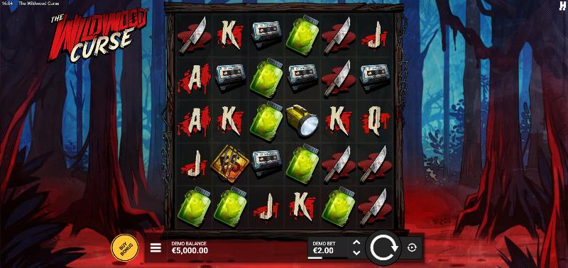 The Wildwood Curse slot game artwork