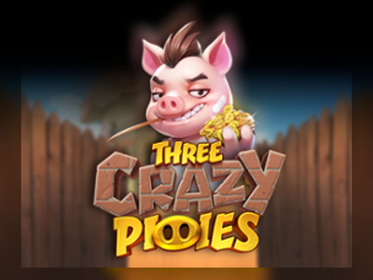 Three Crazy Piggies slot game artwork