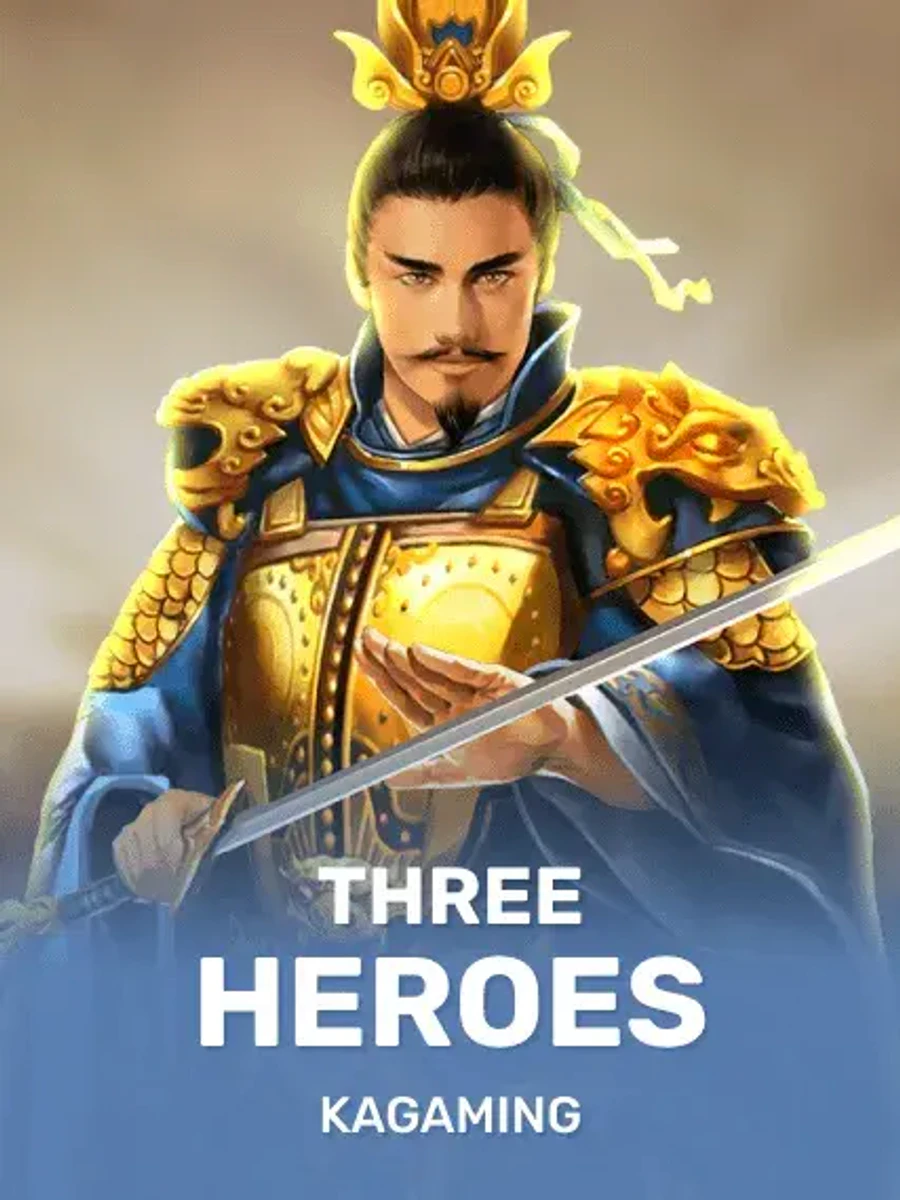Three Heroes slot game artwork