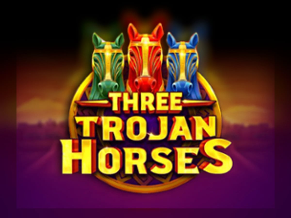 Three Trojan Horses slot game artwork