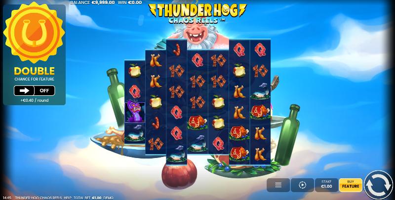 Thunder Hog Chaos Reels slot game artwork
