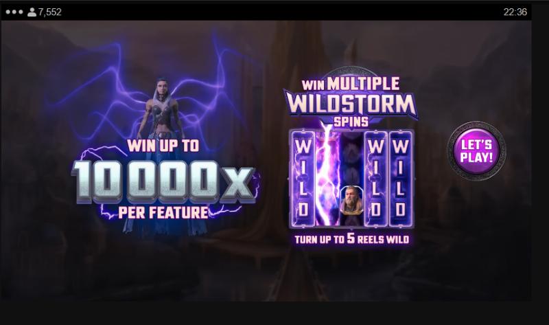 Thunderstruck Stormchaser slot game artwork