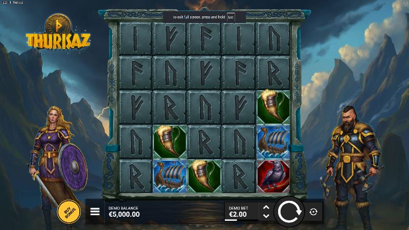 Thurisaz slot game artwork