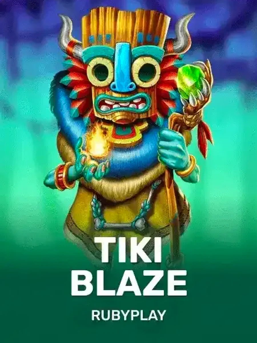 Tiki Blaze slot game artwork