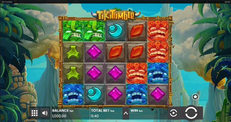 Tiki Tumble slot game artwork
