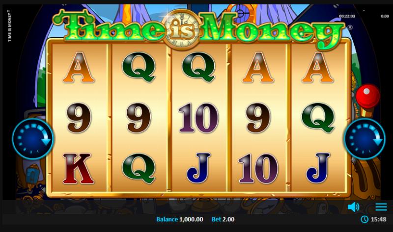 Time Is Money slot game artwork