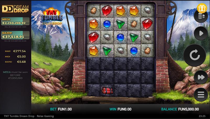 Tnt Tumble Dream Drop slot game artwork