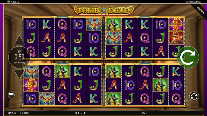 Tomb Of Dead: Power 4 Slots slot game artwork