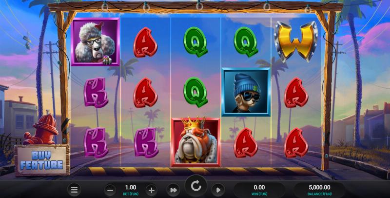 Top Dawg$ slot game artwork