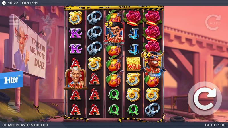 Toro 911 slot game artwork