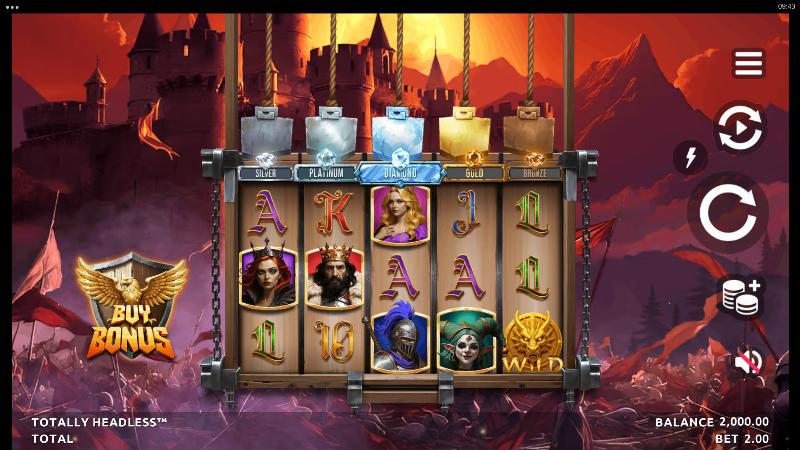 Totally Headless slot game artwork
