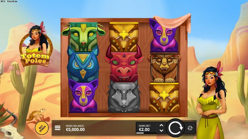 Totem Poles slot game artwork