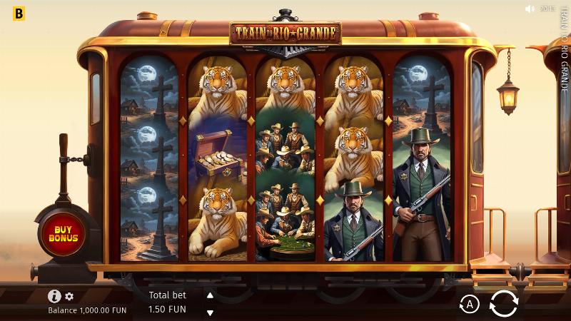 Train To Rio Grande slot game artwork