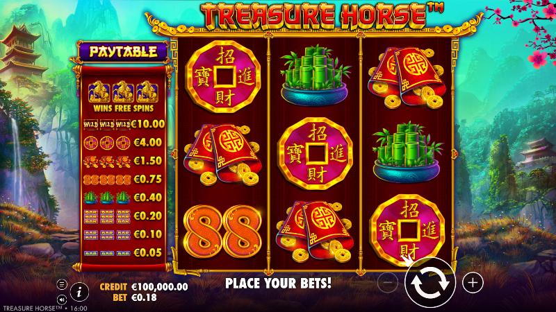 Treasure Horse slot game artwork