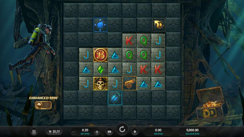 Treasure Tumble slot game artwork