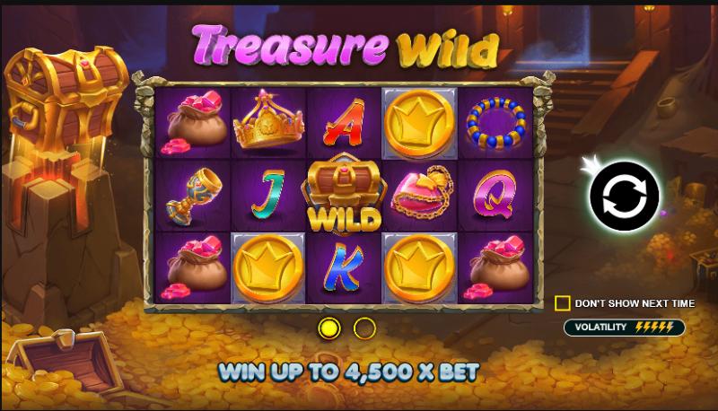 Treasure Wild slot game artwork