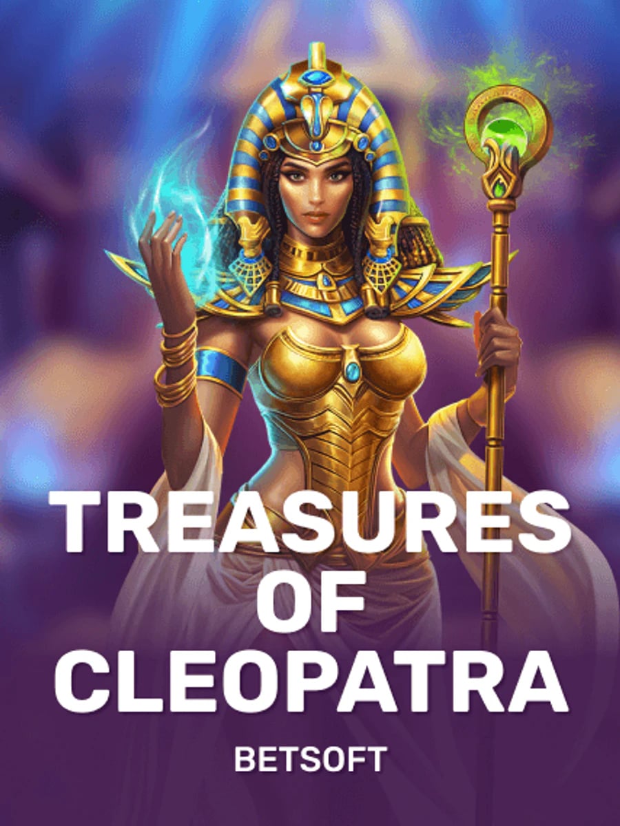 Treasures of Cleopatra slot game artwork