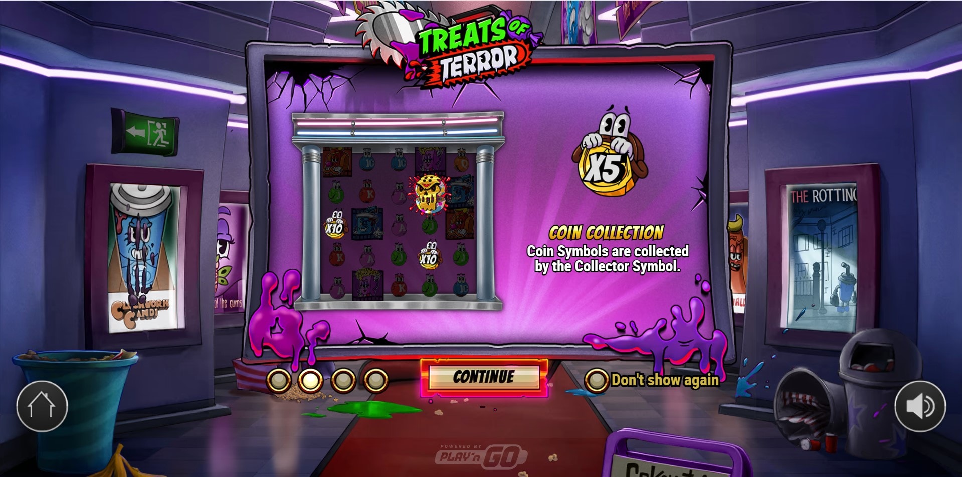 Treats Of Terror slot game artwork