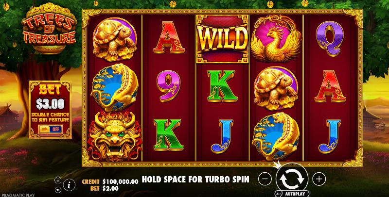 Trees Of Treasure slot game artwork