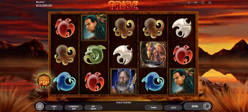 Tribe slot game artwork