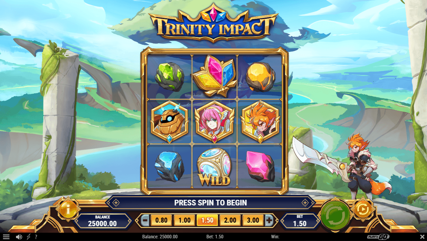 Trinity Impact slot game artwork