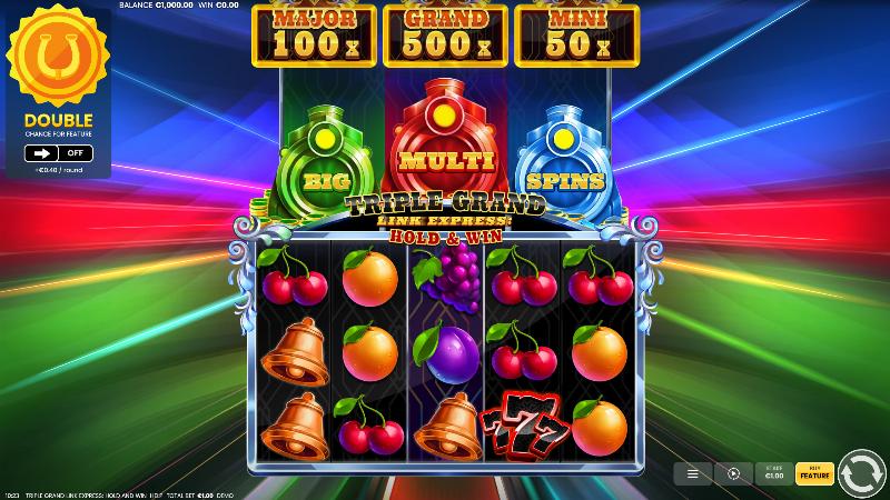 Triple Grand Link Express slot game artwork
