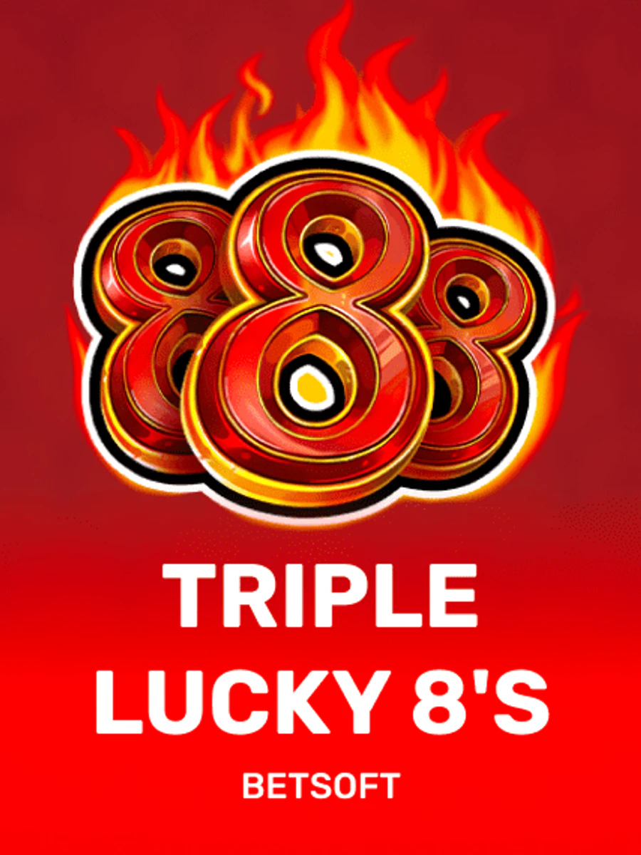 Triple Lucky 8’s slot game artwork