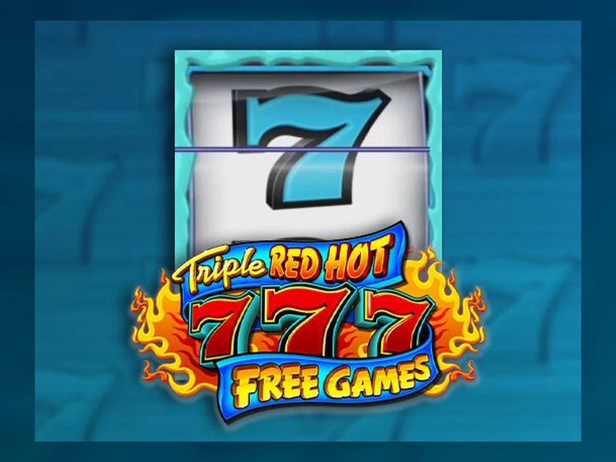 Triple Red Hot 777 slot game artwork