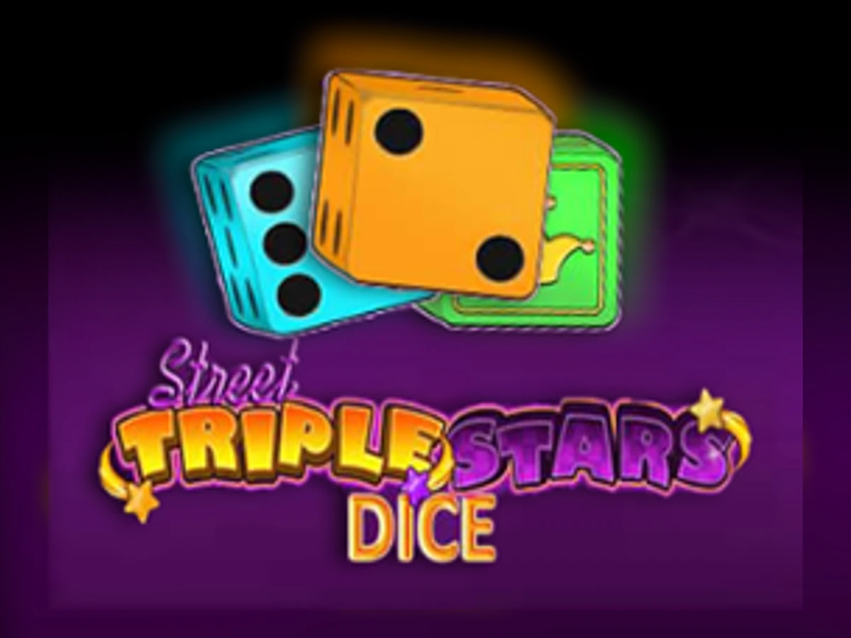 Triple Stars Dice slot game artwork