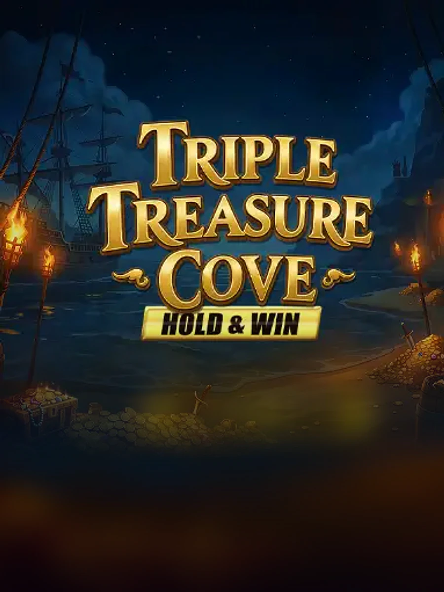 Triple Treasure Cove slot game artwork