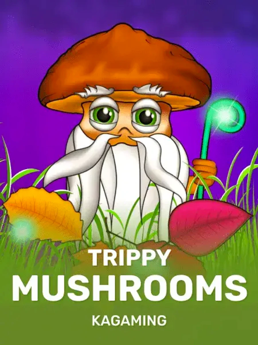 Trippy Mushrooms slot game artwork