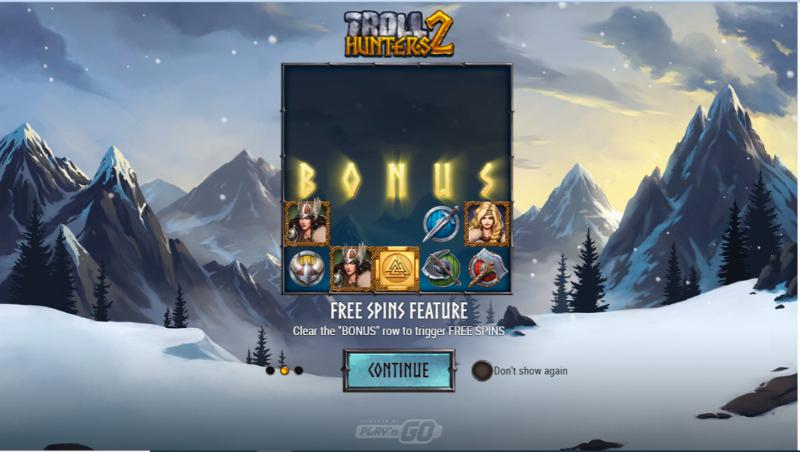 Troll Hunters 2 slot game artwork