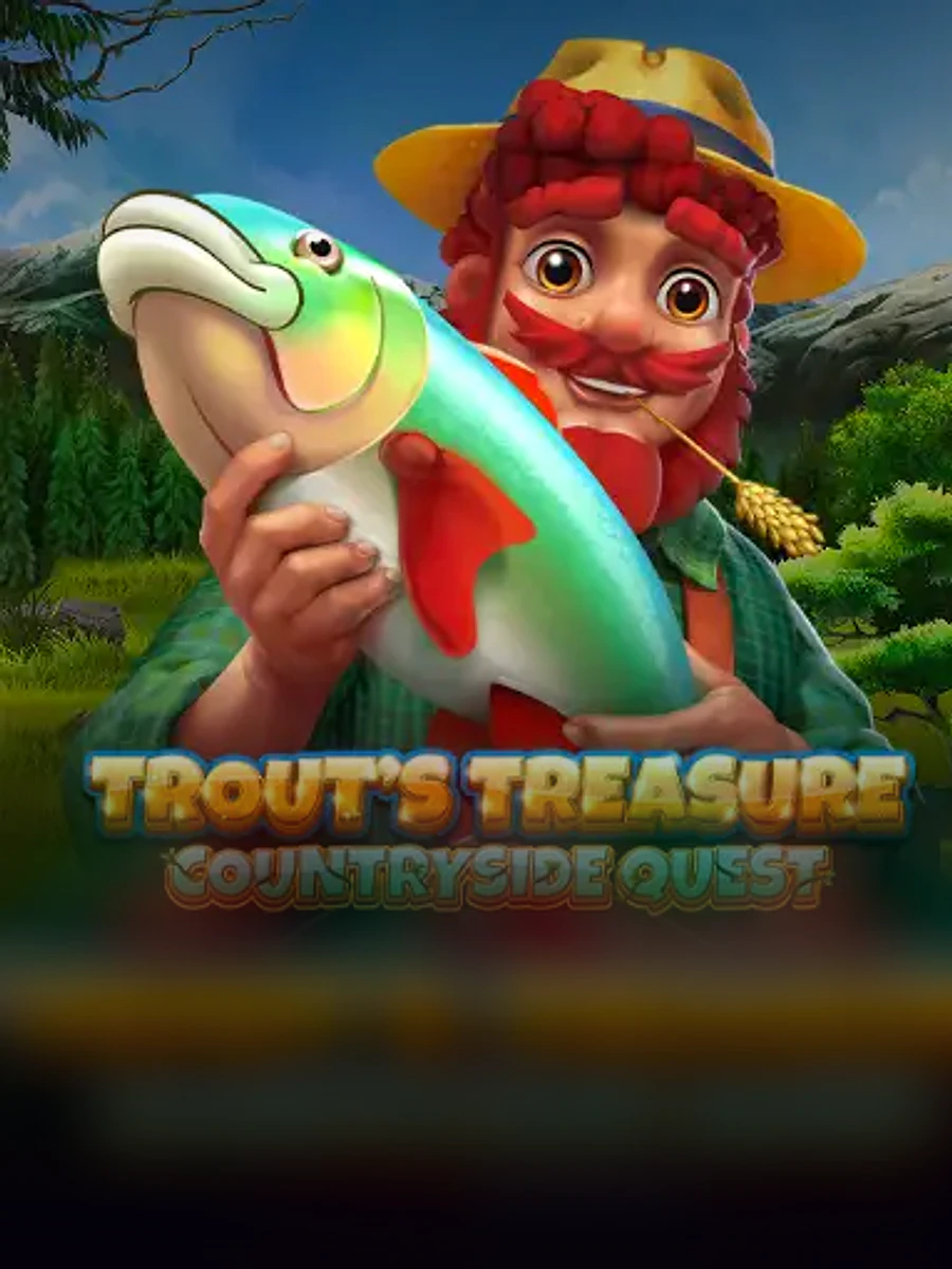 Trout's Treasure Countryside Quest slot game artwork
