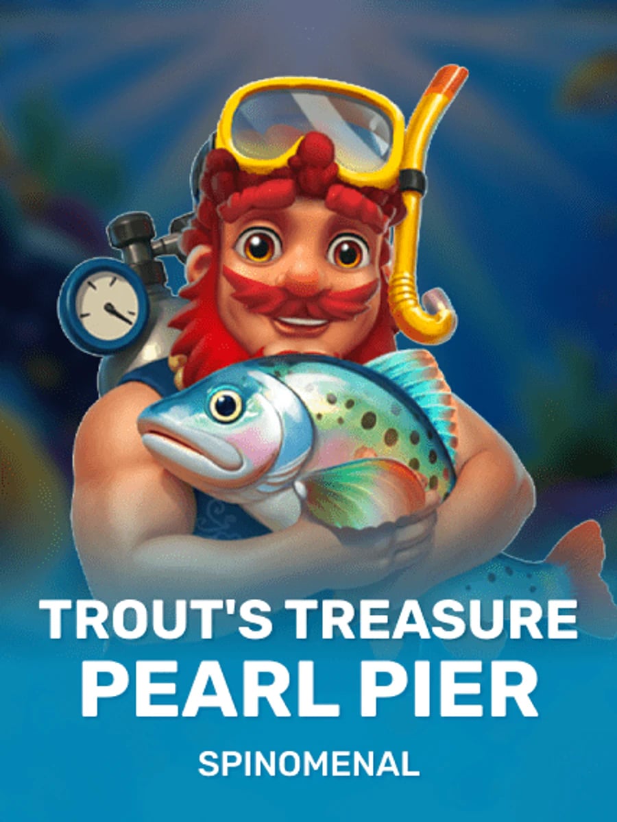 Trout's Treasure - Pearl Pier slot game artwork
